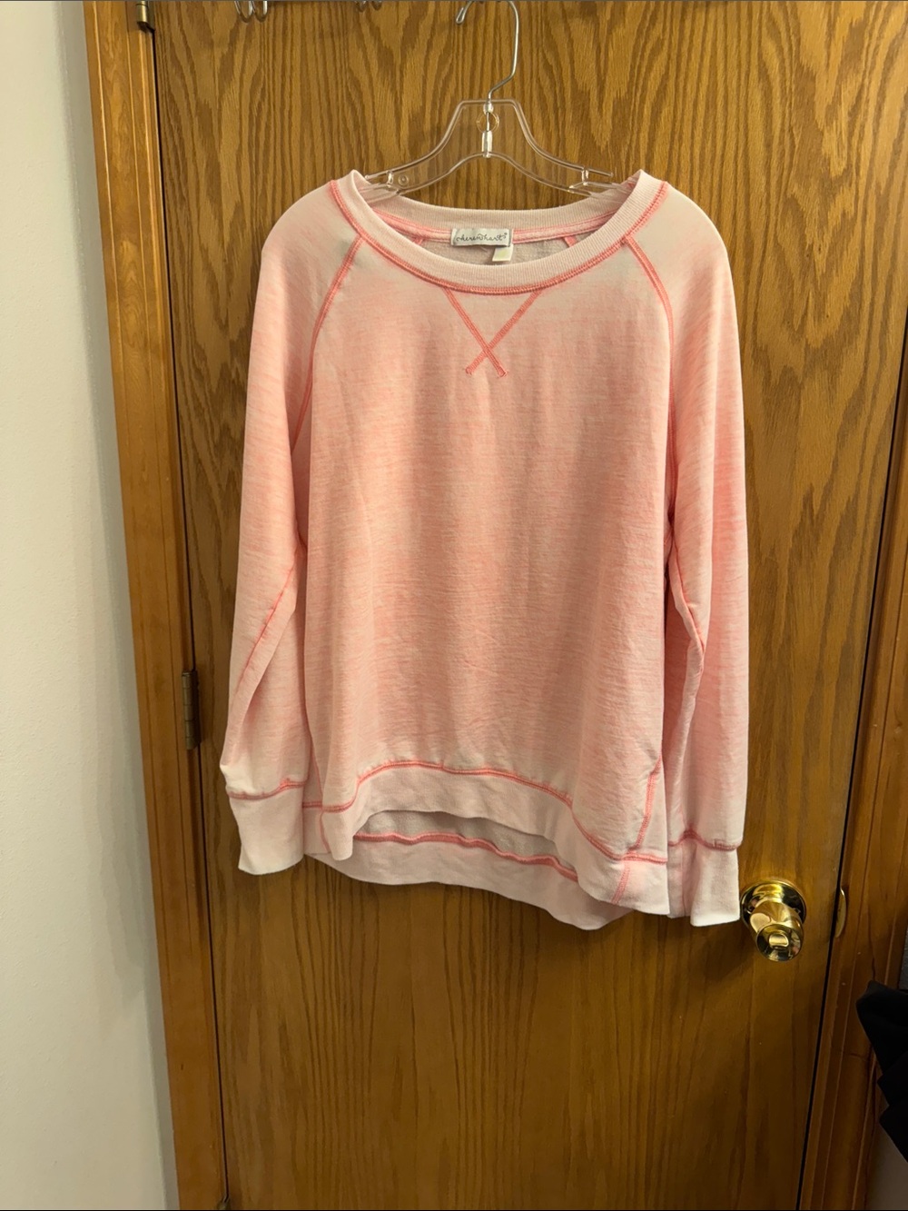 Hearth & Hand Soft Blush Pink Pullover Sweatshirt
